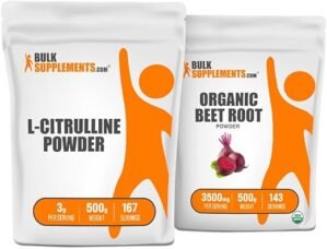 BulkSupplements L-Citrulline 500g + Organic Beet Root Powder 500g Bundle