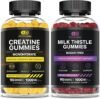 Creatine Monohydrate Gummies 90ct & Sugar Free Milk Thistle Gummies 90ct