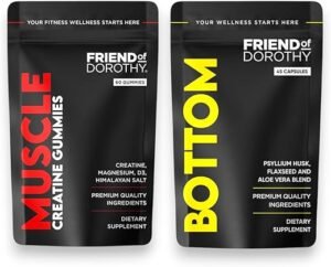 Muscle and Bottom45 Bundle – Enhance Your Experience with Natural Supplements – 2 Months Supply