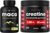 NutraChamps Complete Stamina & Muscle Recovery Bundle: Creatine Gummies & Maca Capsules Duo